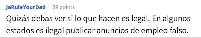 Esta persona acept&oacute; una oferta de trabajo s&oacute;lo para no presentarse despu&eacute;s de que le faltaran al respeto en la entrevista