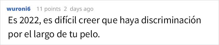 Este trabajador de alto rendimiento fue despedido tras negarse a cortarse el pelo para trabajar