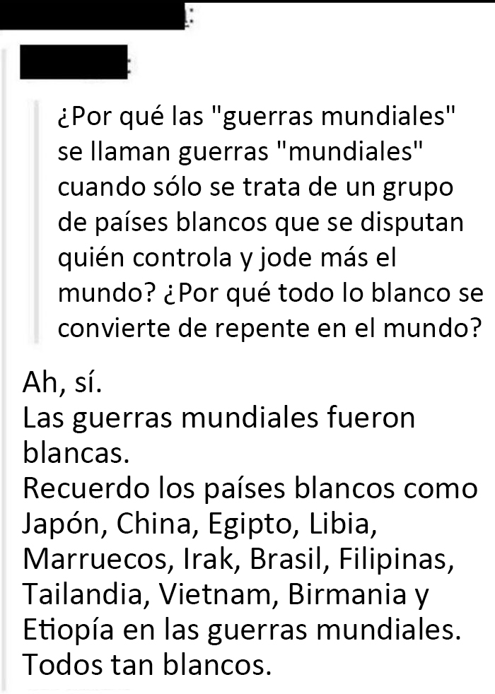 Suspendió clase de Historia