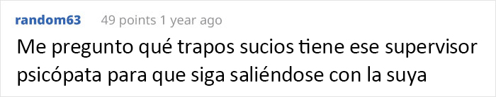 Este empleado cumple al pie de la letra con su jornada de 8 horas y media, y provoca que la empresa pierda 85000$ al año Este empleado cumple al pie de la letra con su jornada de 8 horas y media, y provoca que la empresa pierda 85000$ al año