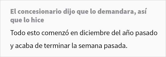 Este hombre present&oacute; una reclamaci&oacute;n contra un concesionario que le cobr&oacute; de m&aacute;s, en direcci&oacute;n le escucharon y lo arreglaron