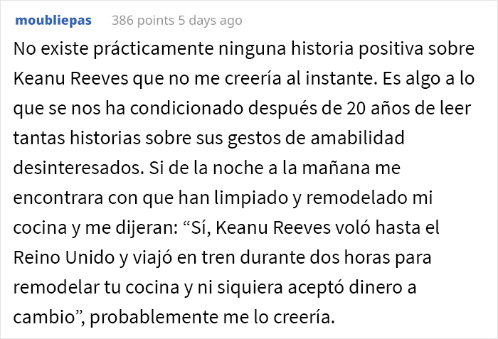 &ldquo;Ll&aacute;mala, quiero hablar con ella&rdquo;: Keanu Reeves particip&oacute; en una bonita sorpresa que le alegr&oacute; el d&iacute;a a una fan de 80 a&ntilde;os