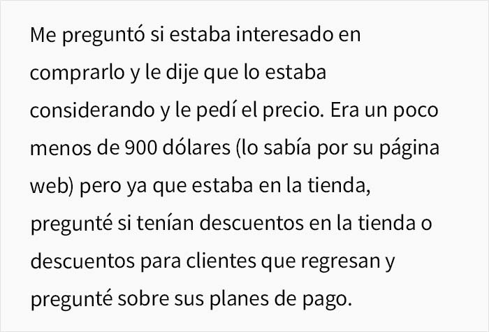 Este hombre se compr&oacute; un electrodom&eacute;stico de 900$ cuando el vendedor le ech&oacute; en cara que buscara algo que pudiera permitirse