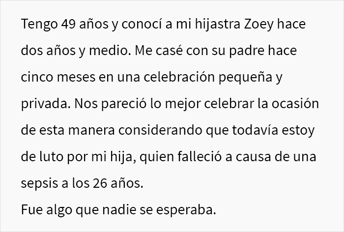 Esta madre pregunta si se equivoc&oacute; al negarse a prestarle a su hijastra el vestido de boda de su hija fallecida