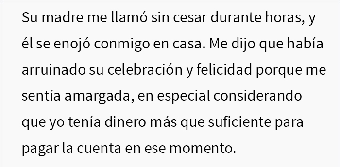 &ldquo;Insisti&oacute; en que yo pagara&rdquo;: Este hombre organiz&oacute; una gran cena de celebraci&oacute;n familiar y se enoj&oacute; con su esposa cuando ella solo pag&oacute; por su propia comida
