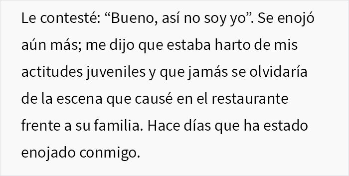 &ldquo;Insisti&oacute; en que yo pagara&rdquo;: Este hombre organiz&oacute; una gran cena de celebraci&oacute;n familiar y se enoj&oacute; con su esposa cuando ella solo pag&oacute; por su propia comida