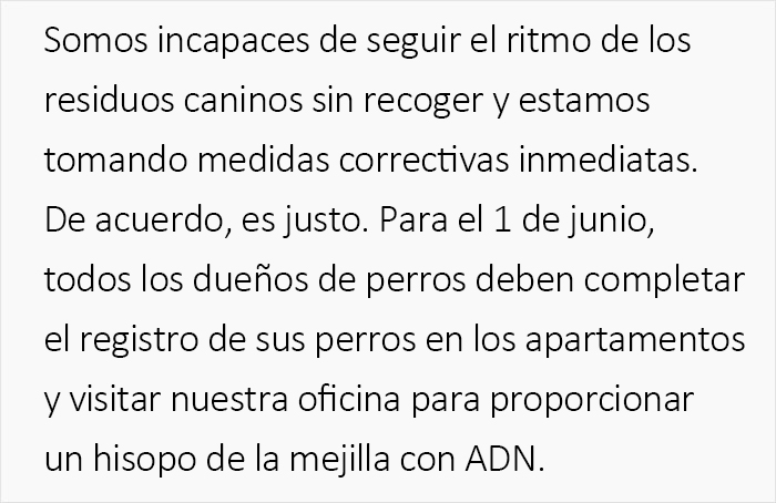 Estos caseros exigen a sus inquilinos que hagan una prueba de ADN a sus perros para averiguar qui&eacute;n no recoge las cacas