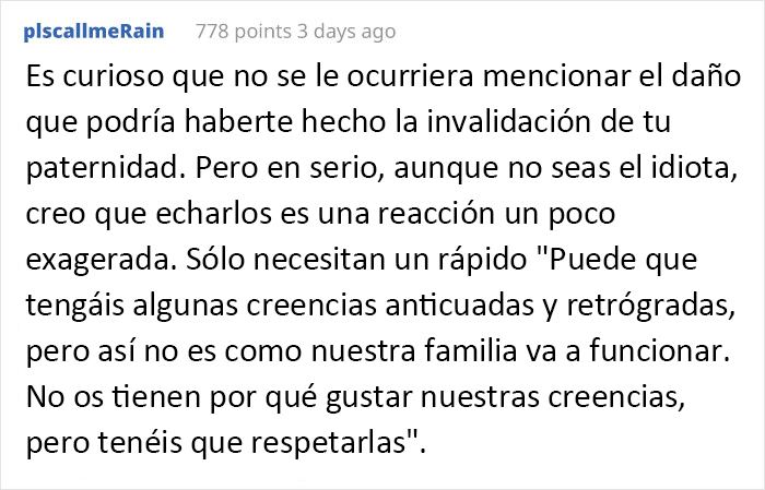 Estos suegros afirman que su hijo tiene m&aacute;s derecho a ponerle nombre al futuro beb&eacute; "porque es el verdadero padre"