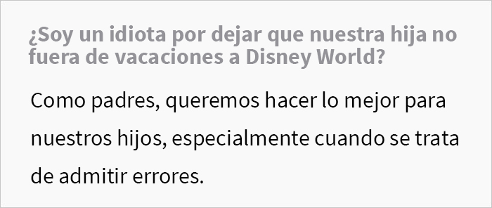&ldquo;Se siente enojada y traicionada&rdquo;: Esta adolescente hizo un berrinche luego de que sus padres la dejaran quedarse en casa en lugar de ir de vacaciones a DisneyWorld