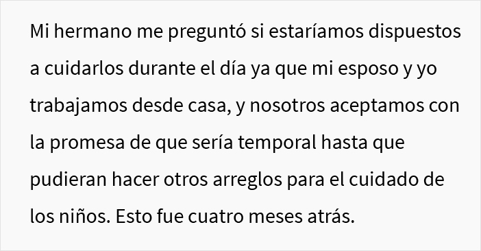 Esta mujer pidi&oacute; a su hermano y esposa que buscaran a otra persona para cuidar a sus hijos, y estall&oacute; el drama