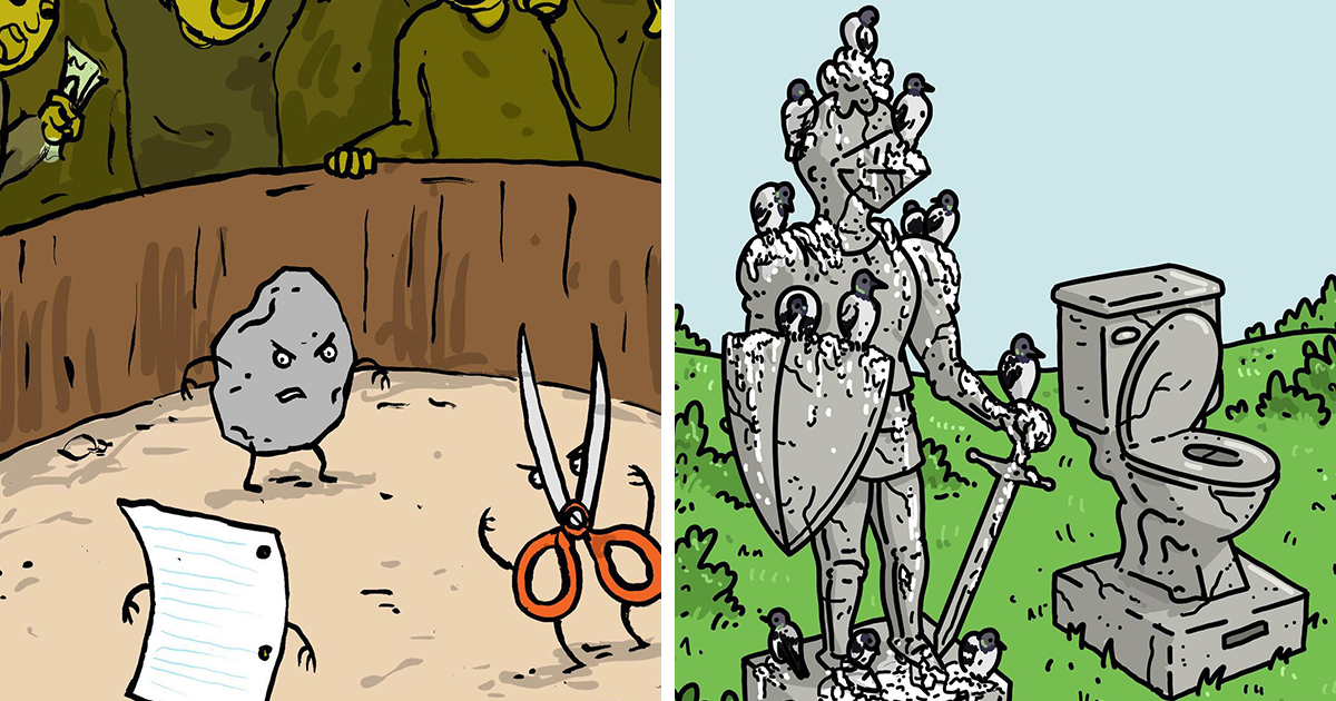 10 Cómics tan ingeniosos como absurdos, de Joseph Nowak