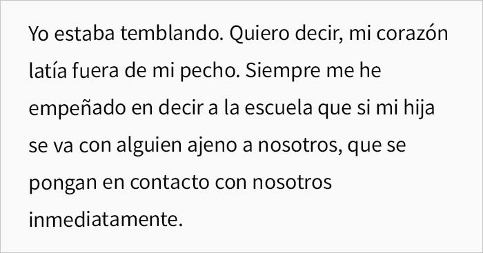 El colegio inform&oacute; a esta madre que hab&iacute;a un "hombre desconocido" recogiendo a su hija, sin darse cuenta de que era ella misma sin peluca