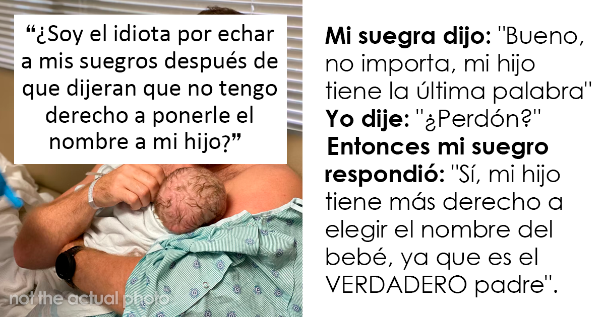 Estos suegros afirman que su hijo tiene más derecho a ponerle nombre al futuro bebé «porque es el verdadero padre»