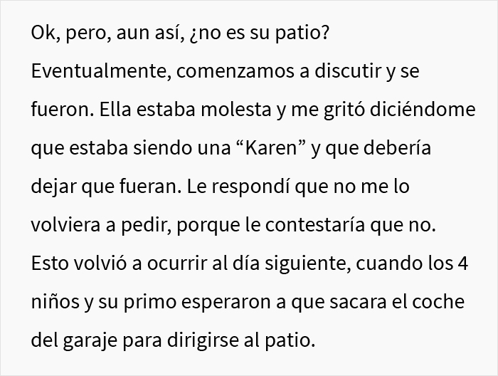 Esta mujer arrogante no entiende el concepto de propiedad privada y llama a la polic&iacute;a cuando su vecina no deja que sus hijos jueguen en su patio