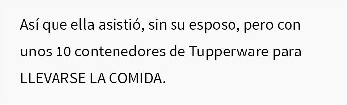 &ldquo;&iquest;Qui&eacute;n rayos hace algo as&iacute;?&rdquo;: Esta novia qued&oacute; anonadada al descubrir que una invitada se hab&iacute;a llevado 10 recipientes con comida de la boda