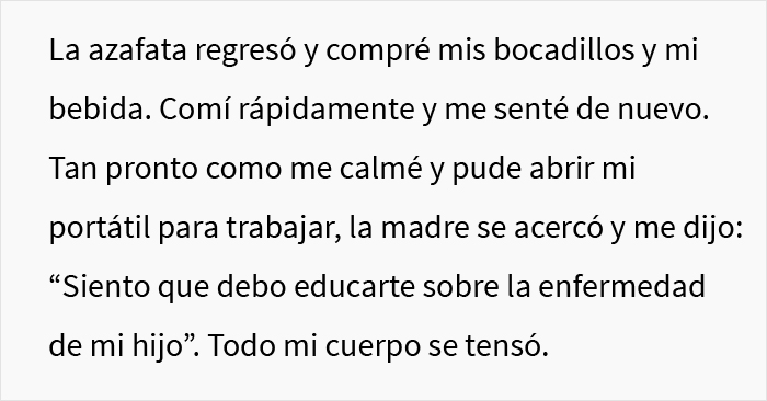 &ldquo;No me importa, toma un vuelo privado&rdquo;: Un pasajero le dijo a esta persona diab&eacute;tica que no comiera ya que su hijo ten&iacute;a s&iacute;ndrome de Prader-Willi, pero el pasajero interpelado se neg&oacute; por completo