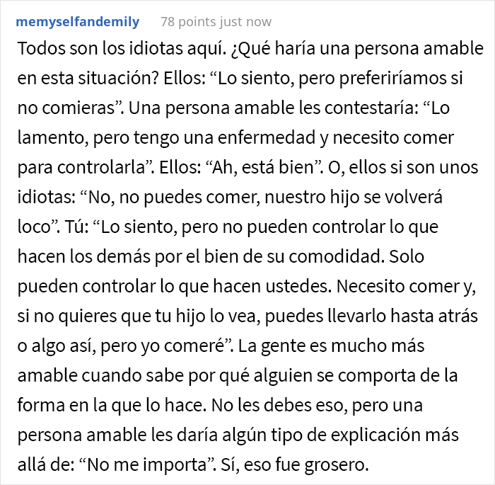 &ldquo;No me importa, toma un vuelo privado&rdquo;: Un pasajero le dijo a esta persona diab&eacute;tica que no comiera ya que su hijo ten&iacute;a s&iacute;ndrome de Prader-Willi, pero el pasajero interpelado se neg&oacute; por completo