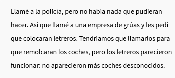 Esta persona congel&oacute; los coches de sus vecinos despu&eacute;s de que ocuparan ilegalmente su aparcamiento