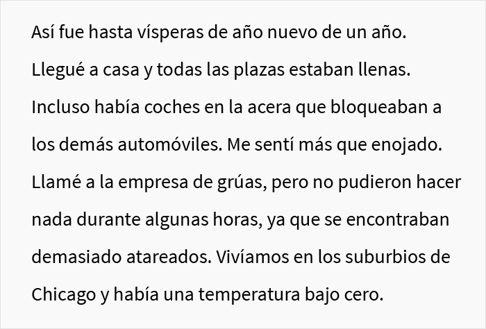 Esta persona congel&oacute; los coches de sus vecinos despu&eacute;s de que ocuparan ilegalmente su aparcamiento