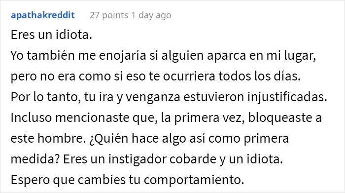 Esta persona congel&oacute; los coches de sus vecinos despu&eacute;s de que ocuparan ilegalmente su aparcamiento