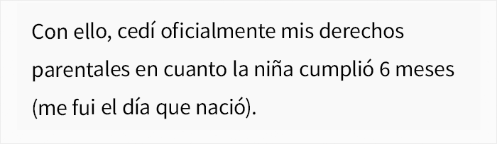 Esta mujer cedi&oacute; la patria potestad de su beb&eacute; a la amante de su marido infiel y se niega a conocerla 14 a&ntilde;os despu&eacute;s