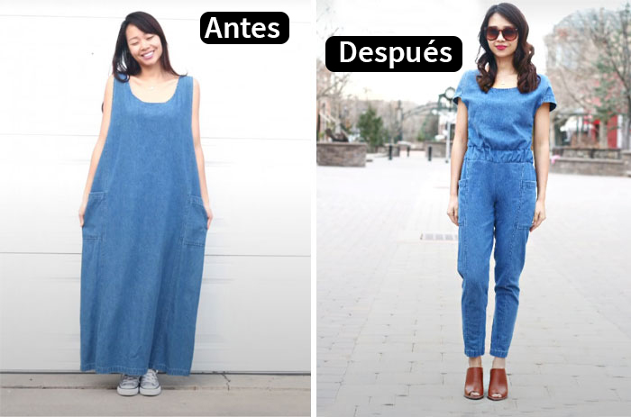 Mom Transforms 30 Old And Ugly Pieces Of Clothing To Save Money, And The Result Gains Her 296k Instagram Followers