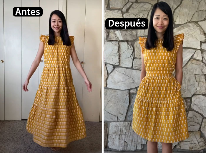 Mom Transforms 30 Old And Ugly Pieces Of Clothing To Save Money, And The Result Gains Her 296k Instagram Followers