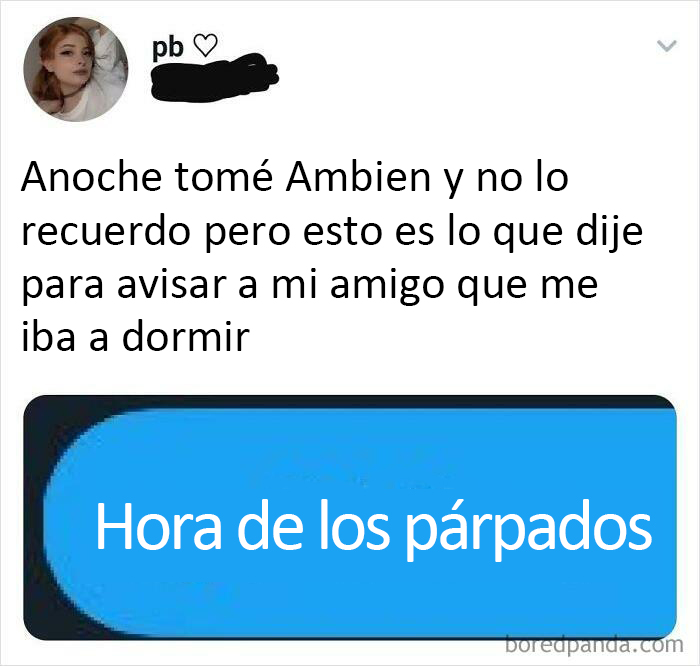 ¡No puedo esperar hasta la hora de los párpados!