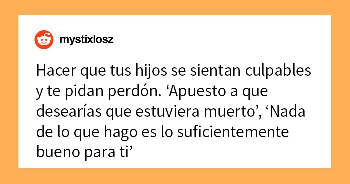 20 Formas de darte cuenta de quiénes son malos padres, compartidas en este hilo online