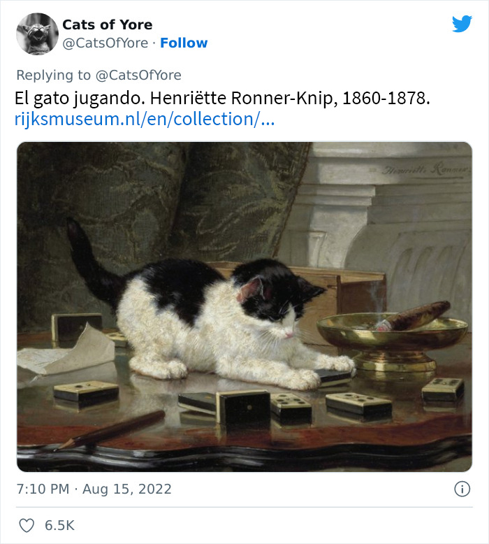 Los gatos destrozando cosas no son un problema moderno, como muestran estas 24 im&aacute;genes a trav&eacute;s de la historia