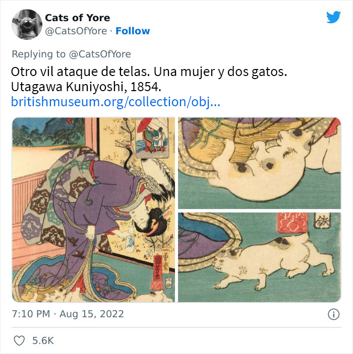 Los gatos destrozando cosas no son un problema moderno, como muestran estas 24 im&aacute;genes a trav&eacute;s de la historia