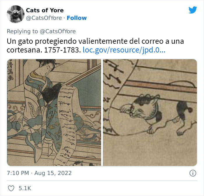 Los gatos destrozando cosas no son un problema moderno, como muestran estas 24 im&aacute;genes a trav&eacute;s de la historia