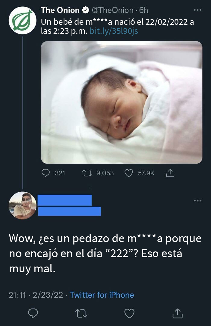 Bebé estúpido