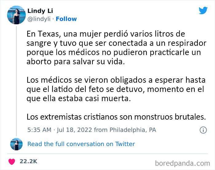 No hay odio como el "amor" cristiano