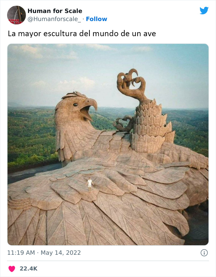 40 Photos With Humans For Scale To Show Just How Big Stuff Really Is, As Shared On This Twitter Page