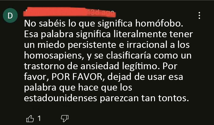 La última frase es realmente la guinda del pastel