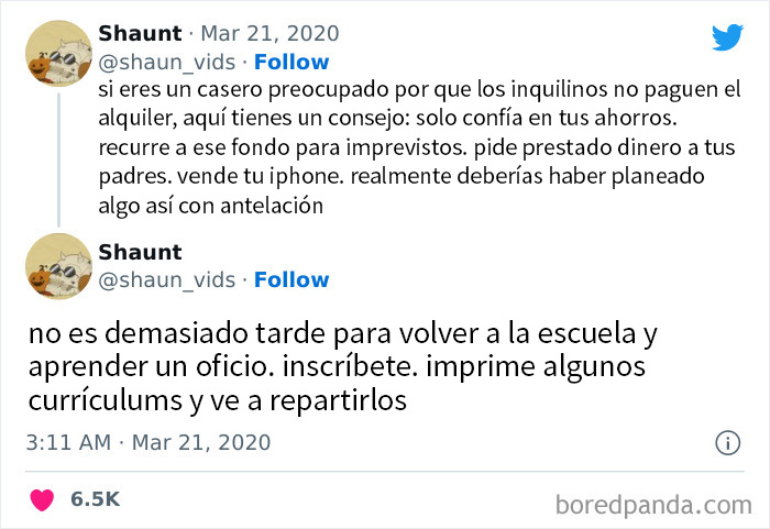 Los caseros son parásitos