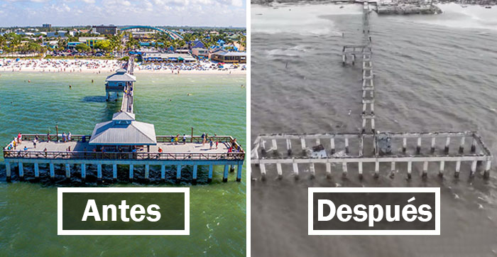 20 Fotos muy surreales de la catástrofe tras el huracán Ian