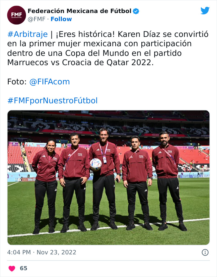 Estas son las 6 mujeres &aacute;rbitras del Mundial de F&uacute;tbol de 2022, &iexcl;y una de ellas es mexicana!