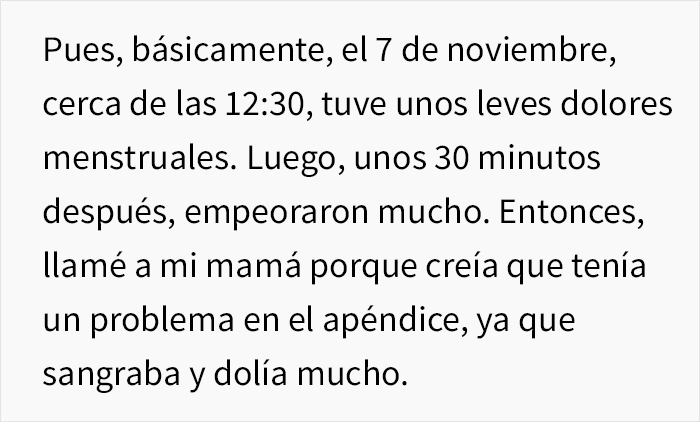 Esta joven crey&oacute; que ten&iacute;a apendicitis, se dirigi&oacute; a un hospital y termin&oacute; dando a luz a una beb&eacute;