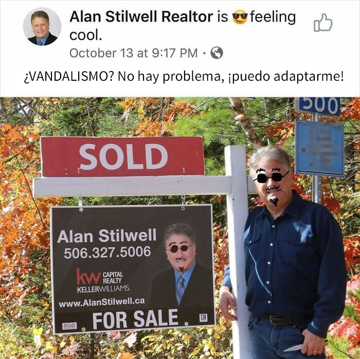 Él jugó la carta de reversa de Uno contra este pequeño vandalismo