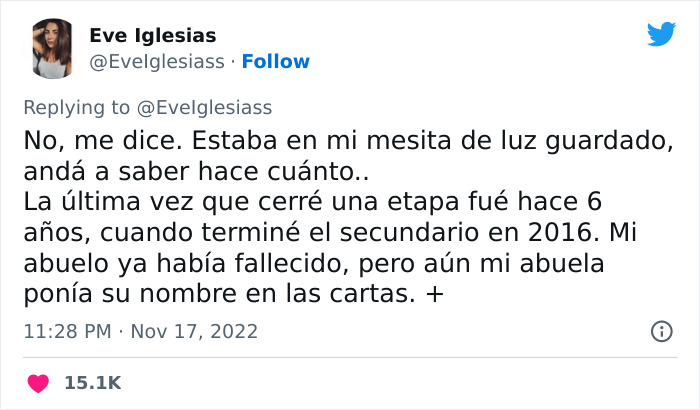 Esta chica argentina compartió la carta que le dejó su abuelo fallecido y emocionó a toda la comunidad de Twitter