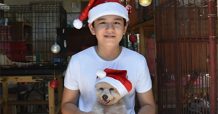 Este niño se escabullía de casa para alimentar a perros callejeros, y ahora tiene su propio refugio de animales