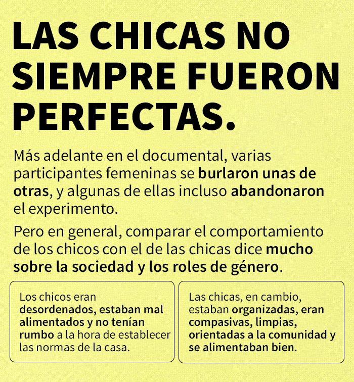 Un experimento en el que se dej&oacute; solos a chicos y chicas durante 5 d&iacute;as demostr&oacute; hasta qu&eacute; punto se juzga mal a ambos grupos