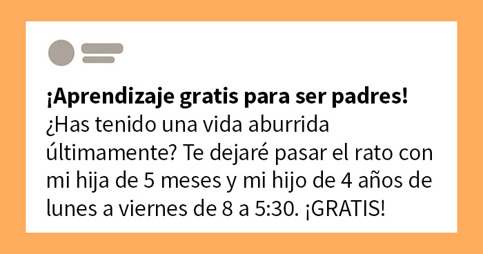 13 Publicaciones muy absurdas de padres prepotentes que buscan niñeras