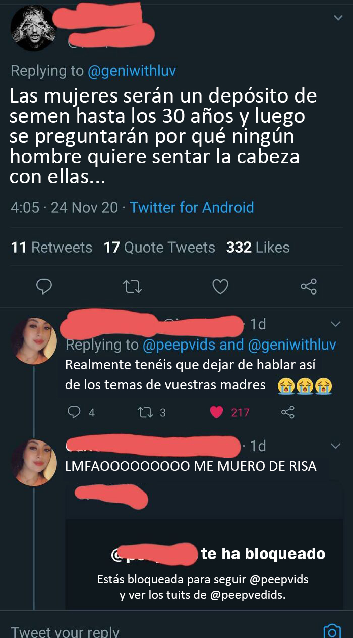 Vi a un incel diciendo burradas, y luego esta divertida réplica
