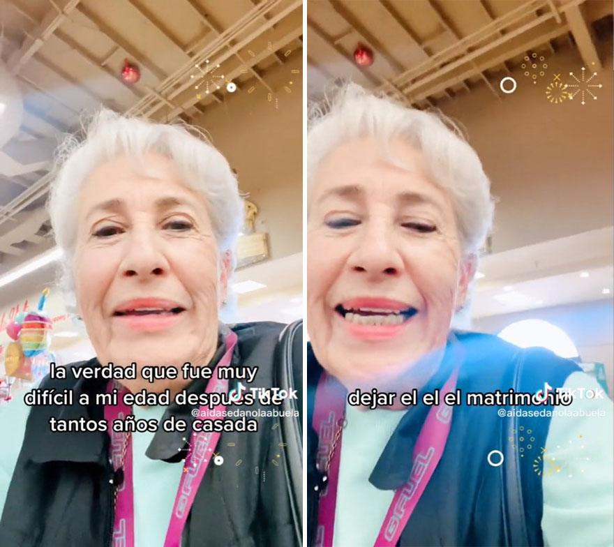 Esta abuela se volvió viral en Tiktok por celebrar su divorcio tras un matrimonio opresivo durante 40 años Esta abuela se volvió viral en Tiktok por celebrar su divorcio tras un matrimonio opresivo durante 40 años