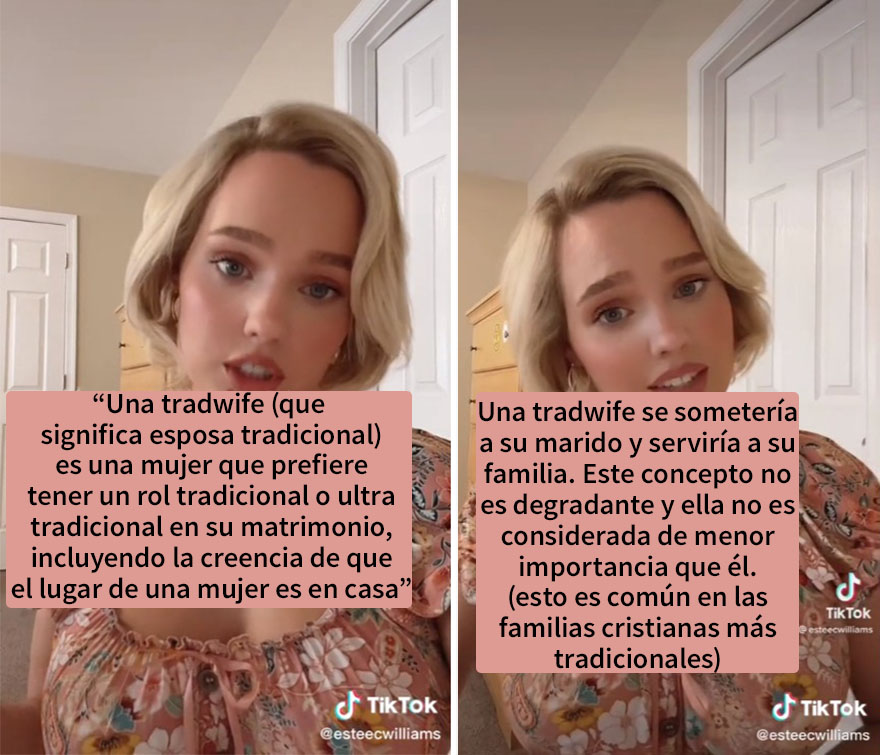 Esta mujer de 25 a&ntilde;os es feliz siendo ama de casa y cuidando de su marido al estilo tradicional