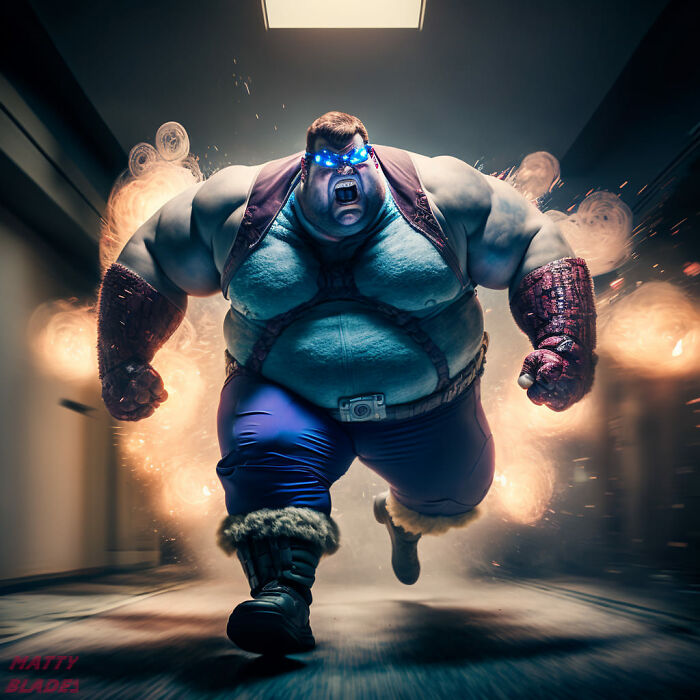 30 "Grandes" superhéroes y villanos en sentido literal, según la IA