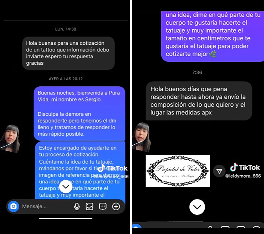 Esta tatuadora colombiana se neg&oacute; a hacer un tatuaje degradante, pero nunca imaginar&aacute;s la respuesta de la clienta